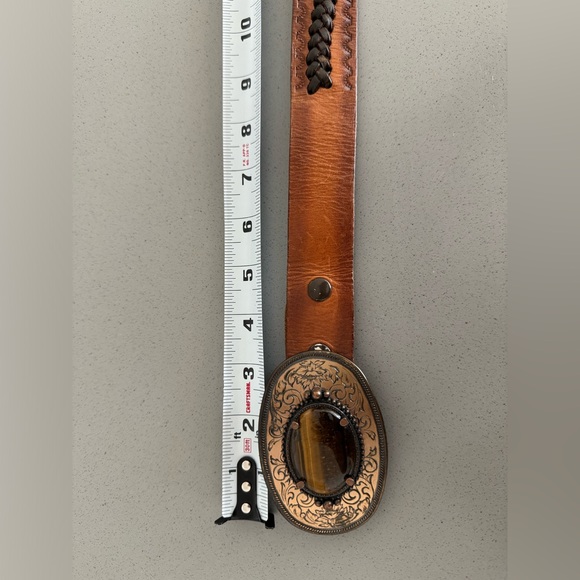 Tiger Eye Belt made by SF artist - Picture 4 of 4